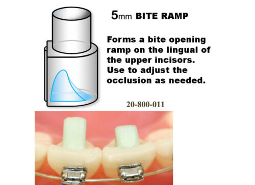 Bite Ramp - 5mm (pack of 8 with handle)