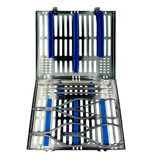 Sterilization Cassette - Holds 4 Pliers and 3 Hand Instruments