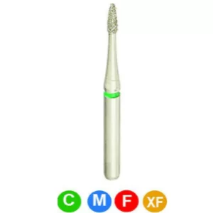 Crosstech Premium Diamond Burs-Pack of 5